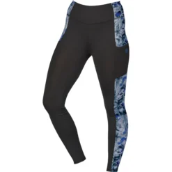 2022 Dublin Womens Zora Print Full Grip Tights 1010964013 - Black