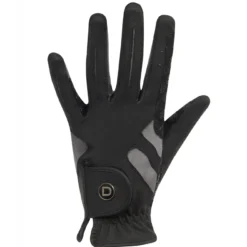 Dublin Adult's Cool-It Gel Riding Glove (Black/Grey)