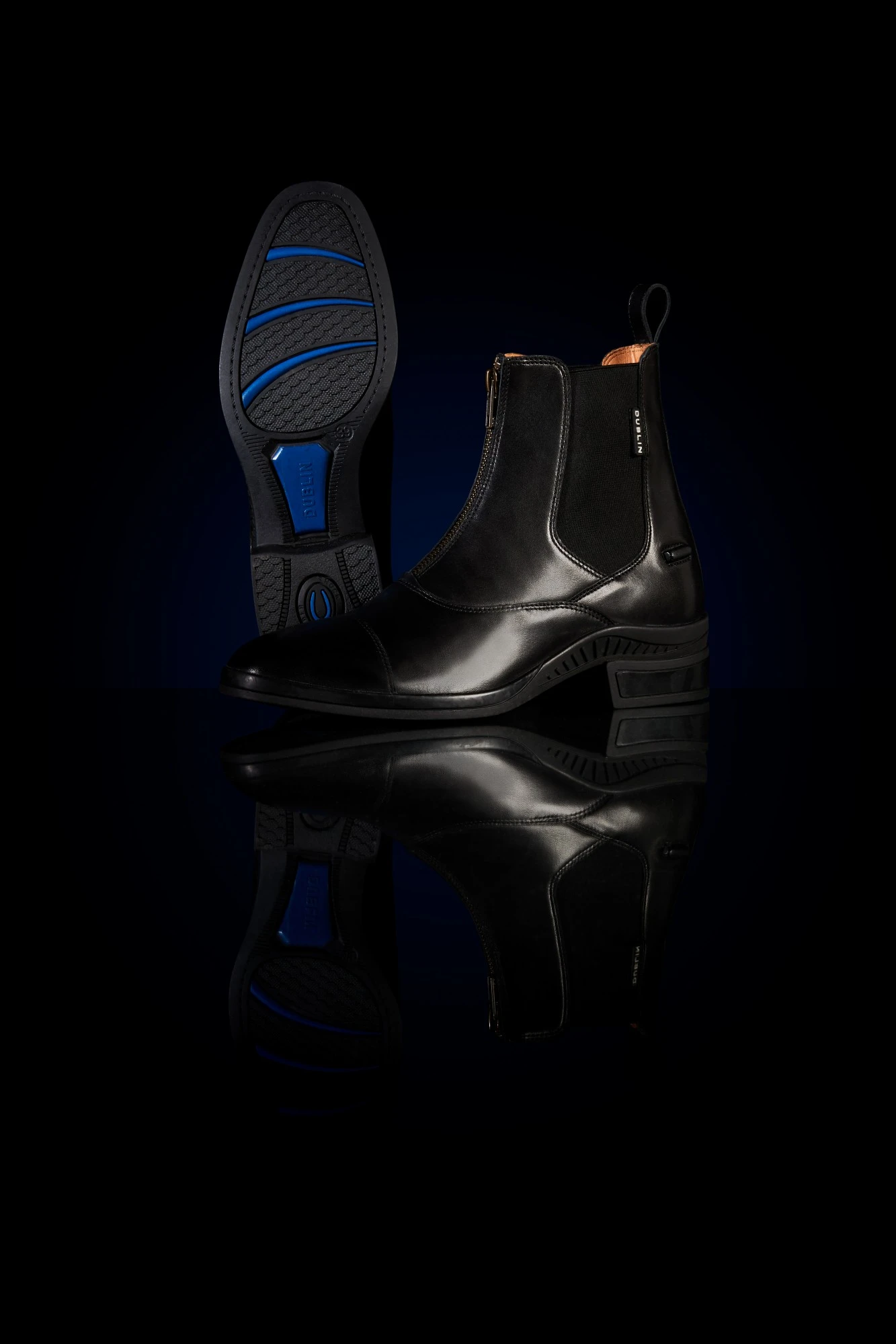 Dublin Adult's Paramount Zip Paddock Boots (Black) 4 Dublin Adult's Paramount Zip Paddock Boots (Black) - Image 2