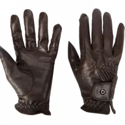 Dublin Adults Show Riding Gloves (Dark Brown)