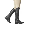 Dublin Child's Stretch Fit Half Chaps (Black/Patent Piping) -Dublin Sales 12218