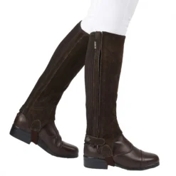 Dublin Child's Suede Half Chaps II (Brown)