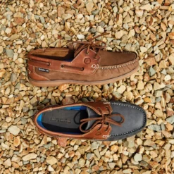 Dublin Ladies Broadfield Arena Shoes (Navy Chestnut) -Dublin Sales 12288d