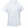Dublin Child's Ria Short Sleeve Competition Shirt (White) -Dublin Sales 12423