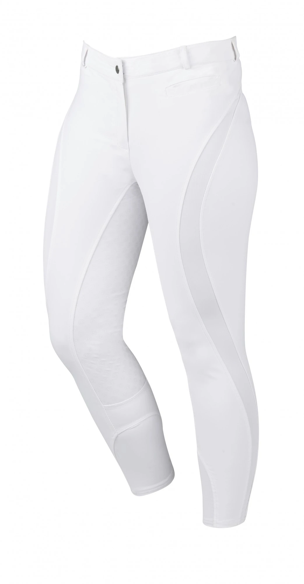 Dublin Ladies Edge Gel Full Seat Breeches (White) 3 Dublin Ladies Edge Gel Full Seat Breeches (White)