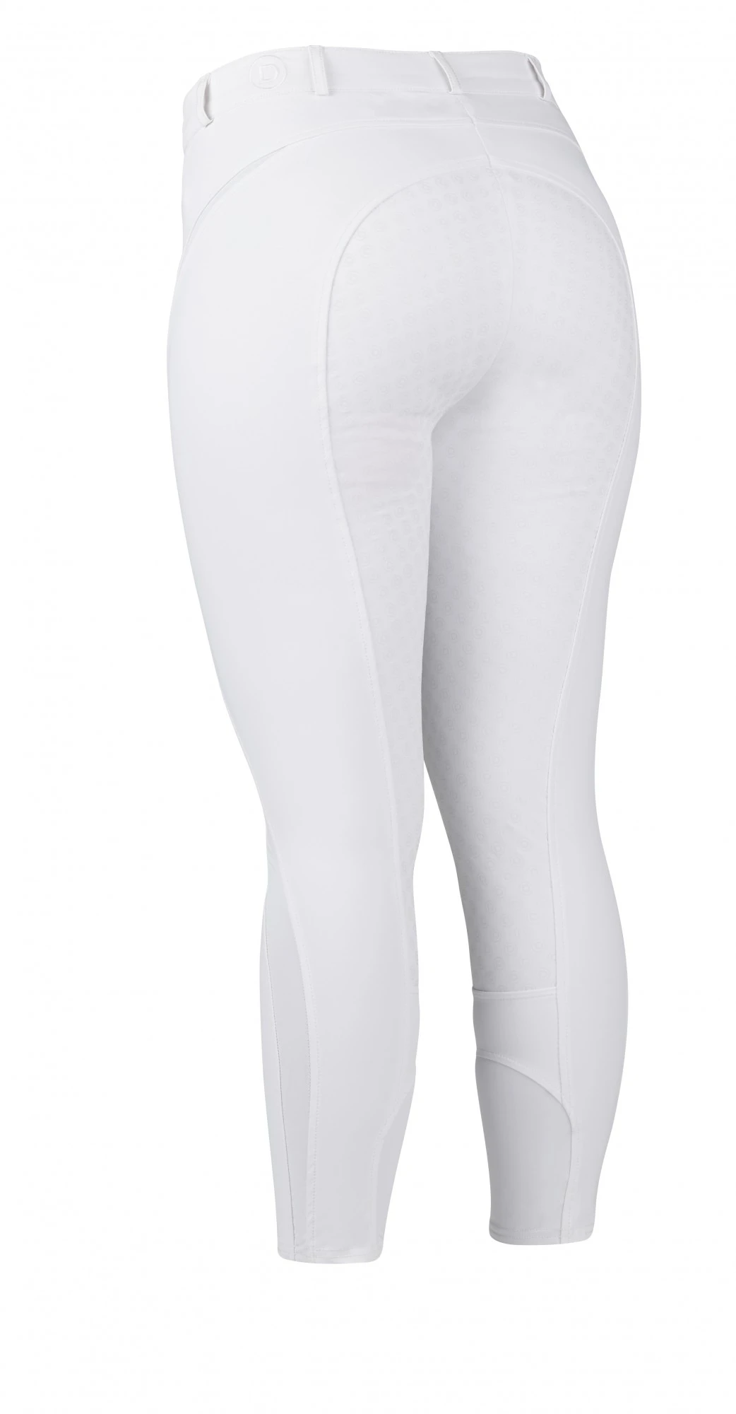 Dublin Ladies Edge Gel Full Seat Breeches (White) 4 Dublin Ladies Edge Gel Full Seat Breeches (White) - Image 2