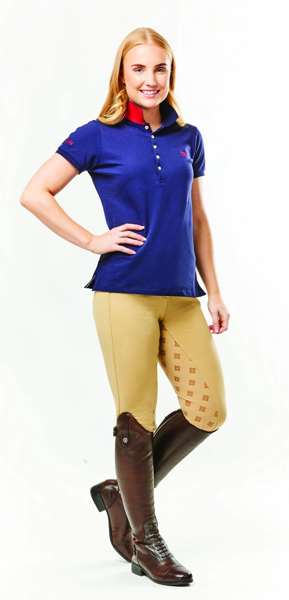 Dublin Ladies Lily Cap Sleeve Polo (True Navy) 4 Dublin Ladies Lily Cap Sleeve Polo (True Navy) - Image 2