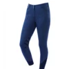 Dublin Ladies Prime Gel Knee Patch Breeches (Navy Plaid) -Dublin Sales 12498