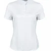 Dublin Ladies Ria Short Sleeve Competition Shirt (White/Navy) -Dublin Sales 12512