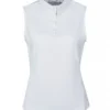 Dublin Ladies Ria Sleeveless Competition Shirt (White/Navy) 1 Dublin Ladies Ria Sleeveless Competition Shirt (White/Navy) -Dublin Sales 12513