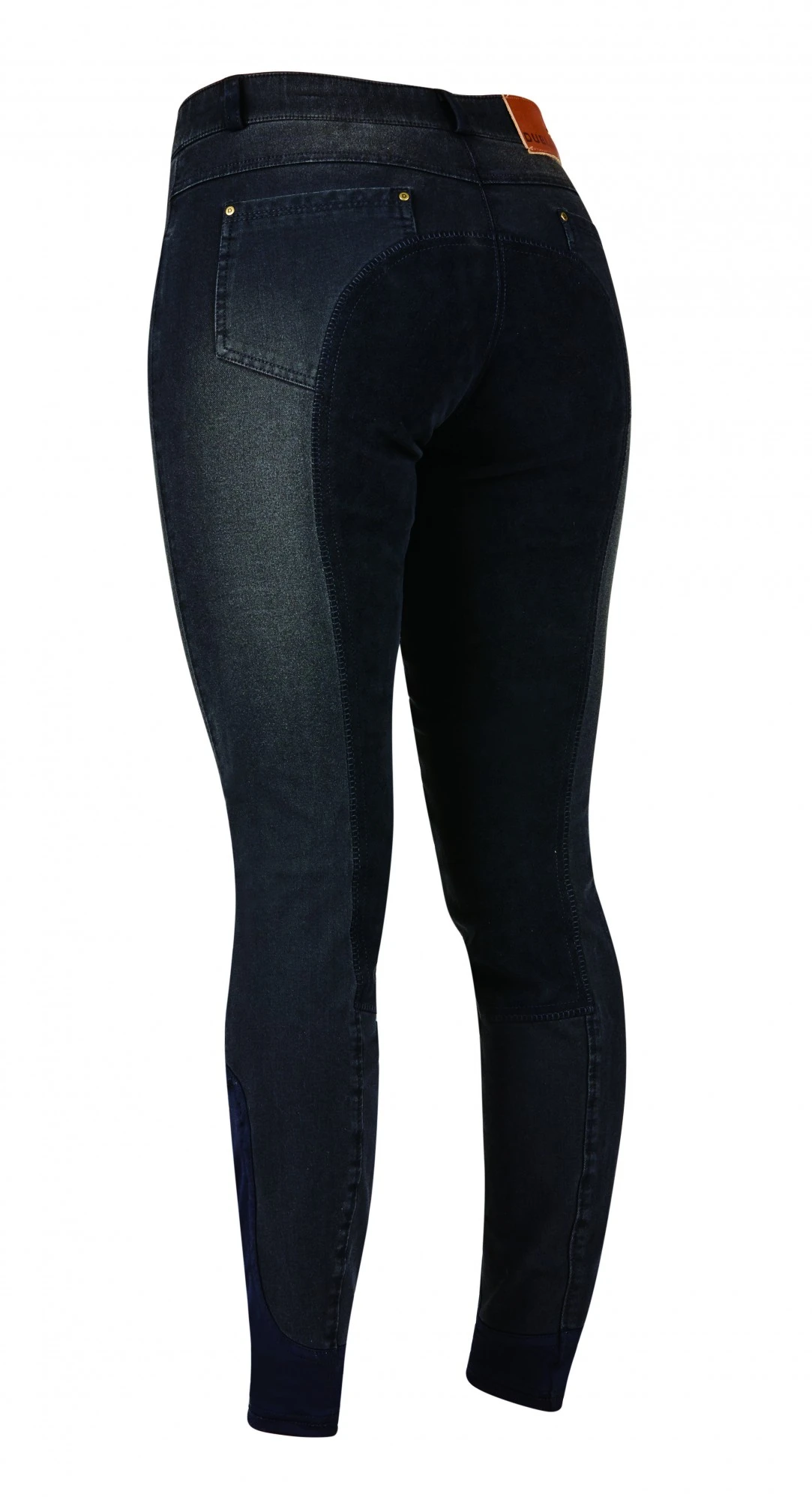 Dublin Ladies Shona Full Suede Seat Denim Breeches (Ash) 4 Dublin Ladies Shona Full Suede Seat Denim Breeches (Ash) - Image 2