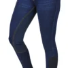 Dublin Ladies Shona Full Suede Seat Denim Breeches (Blue Denim/Navy) -Dublin Sales 12522