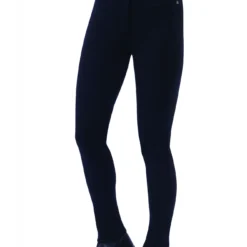 Dublin Ladies Supa-Fit Zip Up Knee Patch Jodhpurs (Black)