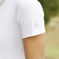 Dublin Ladies Tara Competition Lace Shirt (White) -Dublin Sales 12546c