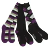 Dublin Socks 3 Pack (Black/Purple/ Grey) 1 Dublin Socks 3 Pack (Black/Purple/ Grey) -Dublin Sales 12554