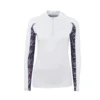 Dublin Ladies Black Alegra Print Long Sleeve Competition Top II (Flower Print) -Dublin Sales 13763