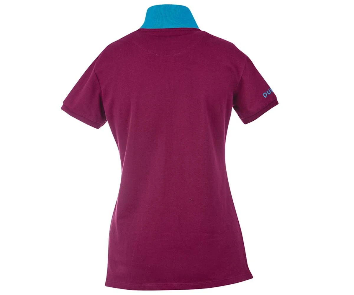 Dublin Ladies Lily Cap Sleeve Polo (Deep Crimson Red) 4 Dublin Ladies Lily Cap Sleeve Polo (Deep Crimson Red) - Image 2