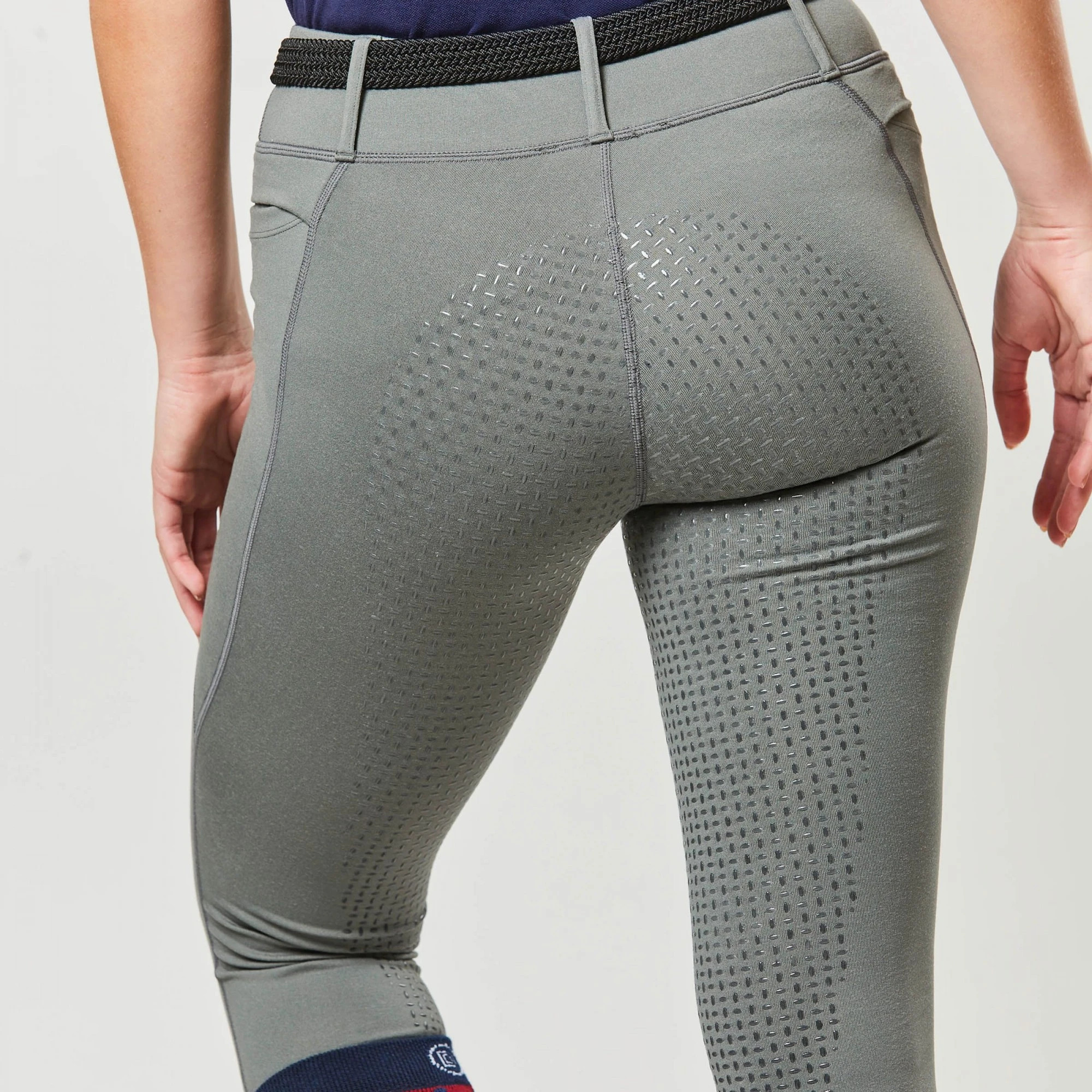 Dublin Ladies Cool It Everyday Riding Tights (Olive Green) 4 Dublin Ladies Cool It Everyday Riding Tights (Olive Green) - Image 2