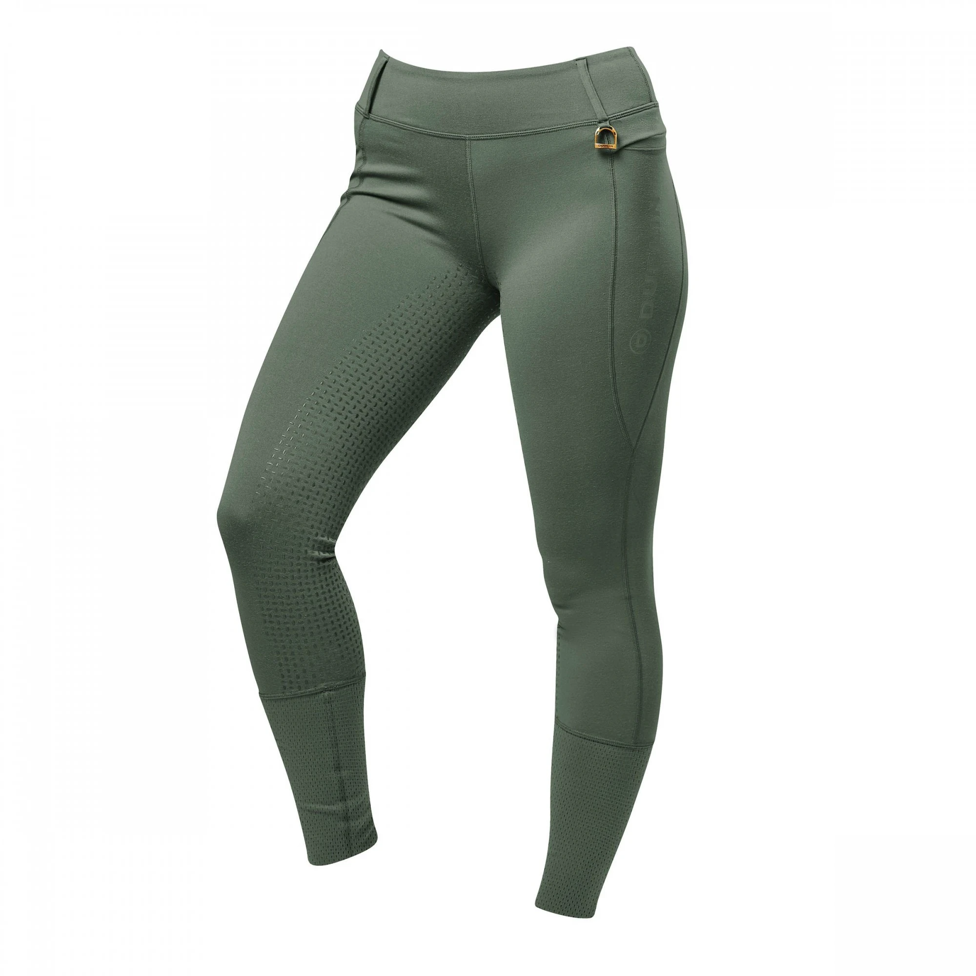 Dublin Ladies Cool It Everyday Riding Tights (Olive Green) 5 Dublin Ladies Cool It Everyday Riding Tights (Olive Green) - Image 3