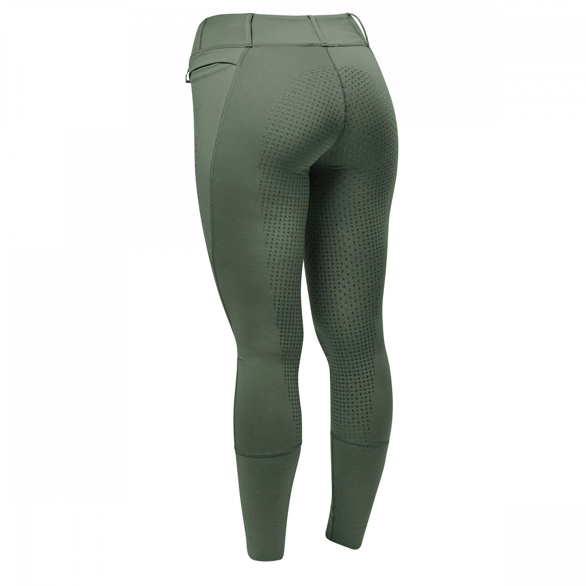 Dublin Ladies Cool It Everyday Riding Tights (Olive Green) 6 Dublin Ladies Cool It Everyday Riding Tights (Olive Green) - Image 4