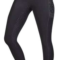Dublin Ladies Reflective Compression High Rise Tights (Black)