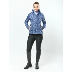 Dublin Ladies Cortina Printed Waterproof Jacket (Blueberry Navy Print) -Dublin Sales 18339c
