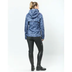 Dublin Ladies Cortina Printed Waterproof Jacket (Blueberry Navy Print) -Dublin Sales 18339e