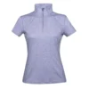 Dublin Ladies Maddison Short Sleeve Technical Airflow 1/4 Zip Top (Lavender Melange) -Dublin Sales 18344