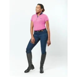 Dublin Ladies Lily Cap Sleeve Polo (Red Violet) -Dublin Sales 18350c