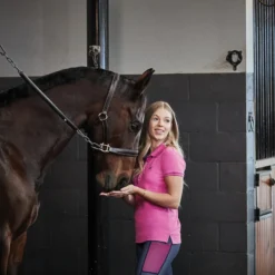 Dublin Ladies Lily Cap Sleeve Polo (Red Violet) -Dublin Sales 18350f