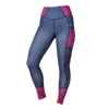 Dublin Ladies Power Tech Colour Block Full Grip Training Tights (Red Violet) -Dublin Sales 18351