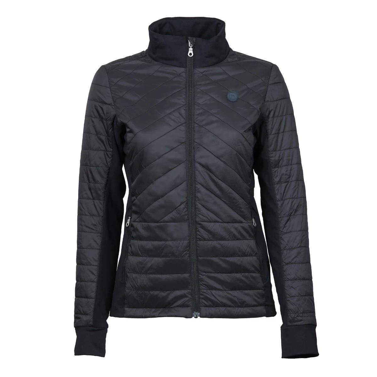Dublin Ladies Lia Hybrid Quilted Jacket (Black) 3 Dublin Ladies Lia Hybrid Quilted Jacket (Black)