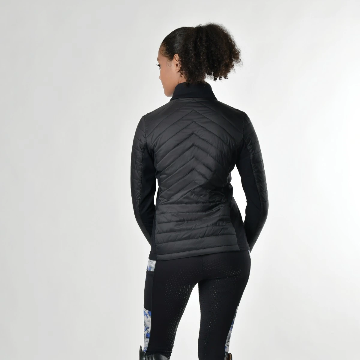 Dublin Ladies Lia Hybrid Quilted Jacket (Black) 6 Dublin Ladies Lia Hybrid Quilted Jacket (Black) - Image 4