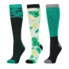 Dublin 3 Pack Socks (Emerald Clouds) -Dublin Sales 19493