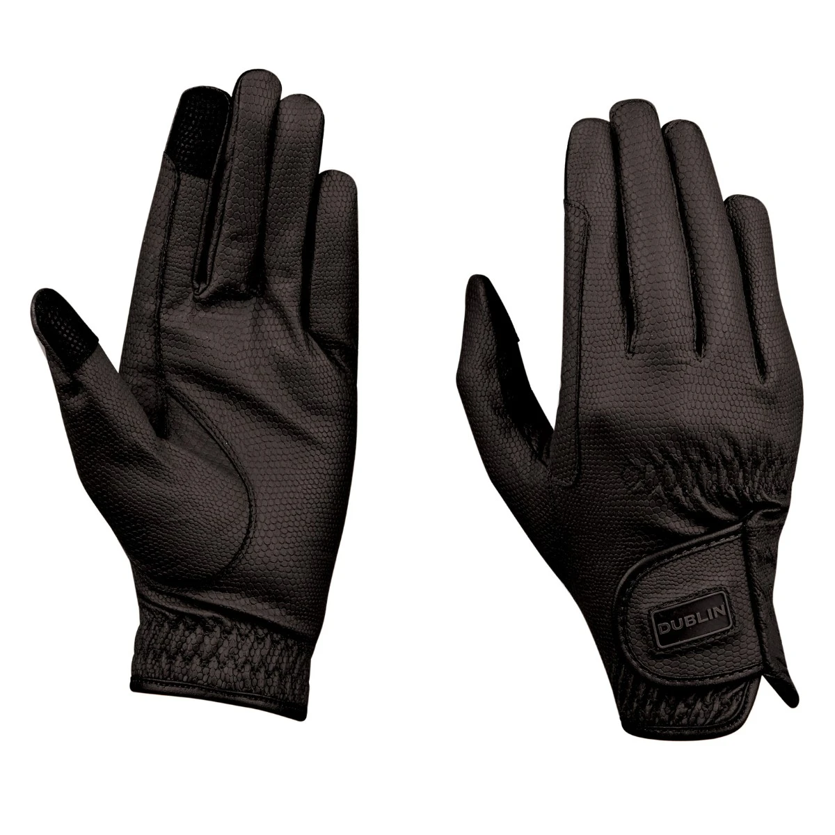 Dublin Everyday Touch Screen Compatible Riding Gloves (Black) 3 Dublin Everyday Touch Screen Compatible Riding Gloves (Black)
