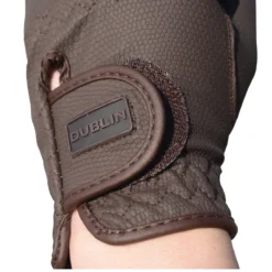 Dublin Everyday Touch Screen Compatible Riding Gloves (Brown) -Dublin Sales 19518d