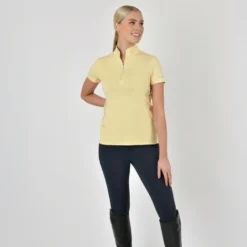 Dublin Ladies Kylee Short Sleeve Shirt Ii (Butter) -Dublin Sales 19813c