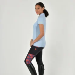 Dublin Ladies Kylee Short Sleeve Shirt II (Ice Blue) -Dublin Sales 19814c