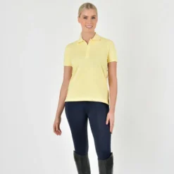 Dublin Ladies Lily Cap Sleeve Polo (Butter) -Dublin Sales 19824c