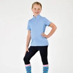 Dublin Childs Kylee Short Sleeve Shirt Ii (Bluebell) -Dublin Sales 19828c