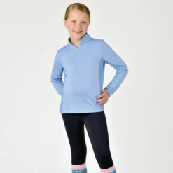 Dublin Childs Airflow Long Sleeve Top (Bluebell) -Dublin Sales 19832c