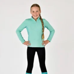 Dublin Childs Airflow Long Sleeve Top (Mint) -Dublin Sales 19833c