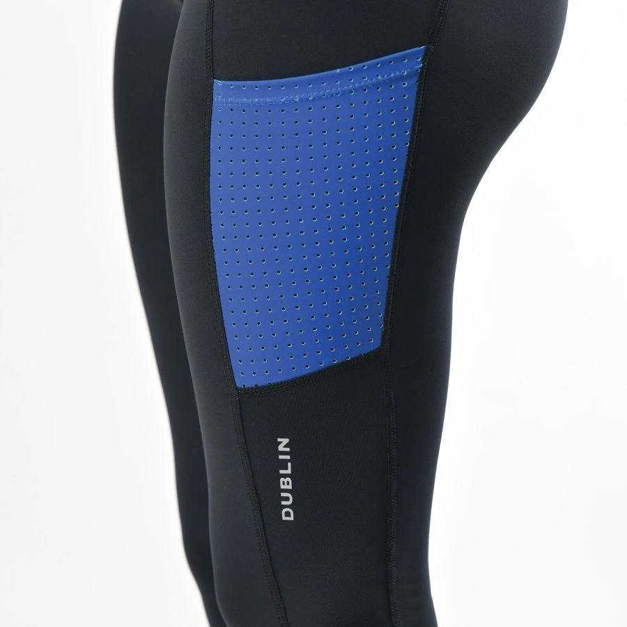 Dublin Ladies Power Performance Mid Rise Colour Block Tights (Ink/Ocean) 3 Dublin Ladies Power Performance Mid Rise Colour Block Tights (Ink/Ocean) - Image 2
