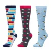 Dublin Adults 3 Pack Socks (Ink Navy Bricks) -Dublin Sales 19855