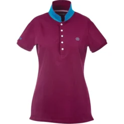 2022 Dublin Womens Lily Cap Sleeve Polo 1000385 - Crimson Red Colour Crimson Red