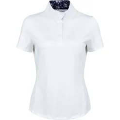 2022 Dublin Womens Ria Short Sleeve Competition Shirt 100306101 - White / Navy Colour Navy/White