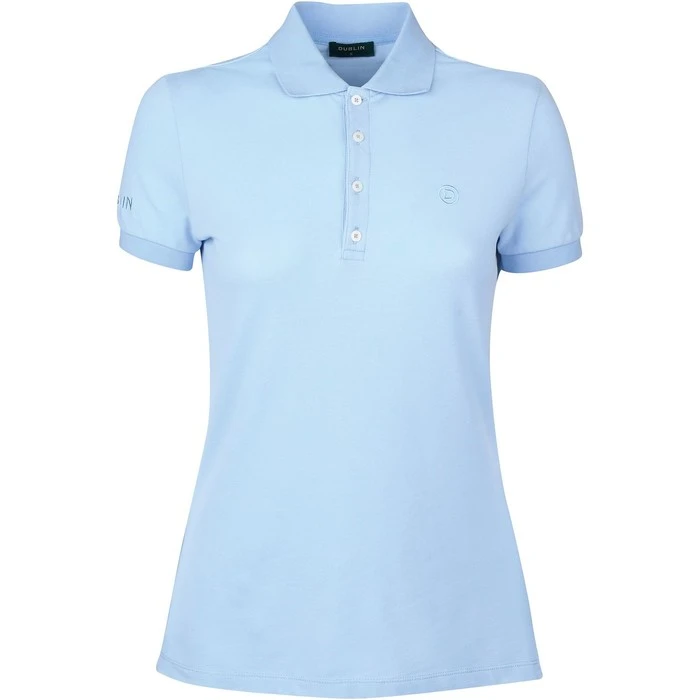 2023 Dublin Womens Lily Cap Sleeve Polo Shirt 1000385183 - Ice Blue Colour Ice Blue 3 2023 Dublin Womens Lily Cap Sleeve Polo Shirt 1000385183 - Ice Blue Colour Ice Blue