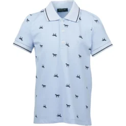 2023 Dublin Junior Elyse Short Sleeve Polo Shirt 10184330 - Bluebell Colour Bluebell