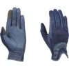 2022 Dublin Pull On Glitter Mesh Back Riding Gloves 1002962007 - Navy -Dublin Sales 3946 1.700x700