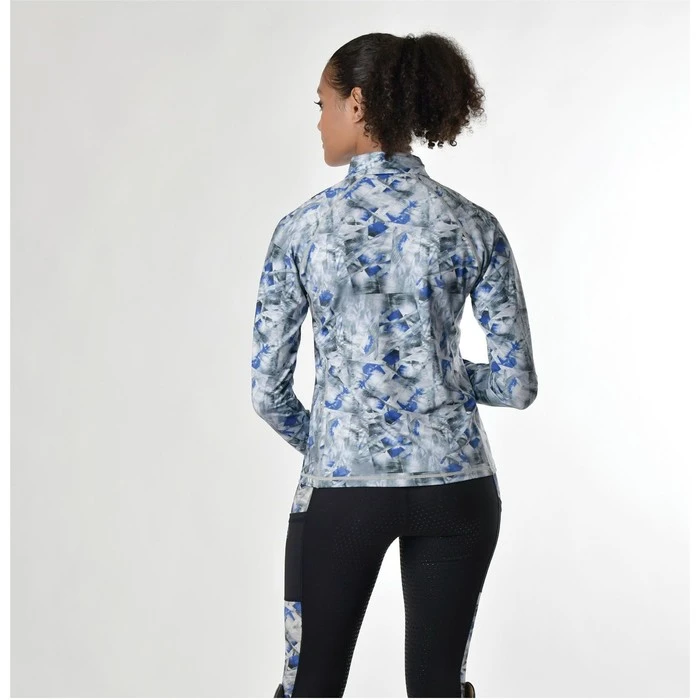 2022 Dublin Womens Sapphire Print Long Sleeve Top 1010959023 - Silver 4 2022 Dublin Womens Sapphire Print Long Sleeve Top 1010959023 - Silver - Image 2